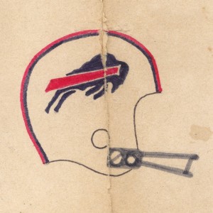 The '70 Bills logo was pretty modern looking compared to the old plain red buffalo.