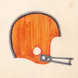 What can you say about the Browns logo? It sure wasn't easy to get a plain orange background!