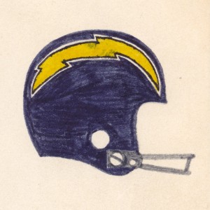 I couldn't screw up my hometown Chargers logo considering how many times I drew it on PeeChee folders!