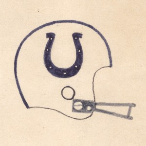 A single color logo like the Colts meant I could really pay attention to the shape and details.