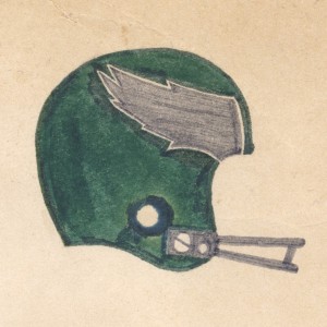 The Eagles logo was deceptively simple and not easy to draw!